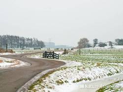Polderlandschap, winter, Lagendijk Uitgeest bij fort Krommeniedijk 1 160110