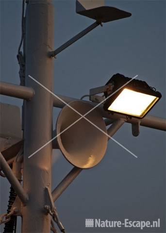 Door lamp beschenen scheepshoorn haven IJmuiden 1