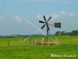 Metalen watermolentje Wormer- en Jisperveld 1